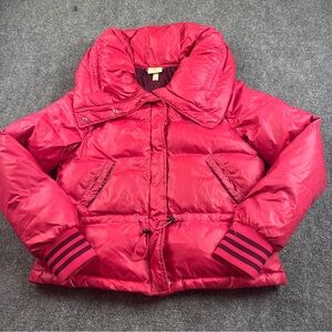 ADIDAS NEO Women’s Pink Puffer Jacket Winter Down Coat size: Medium